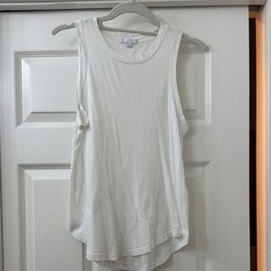 Beyond Yoga white Muscle Tee